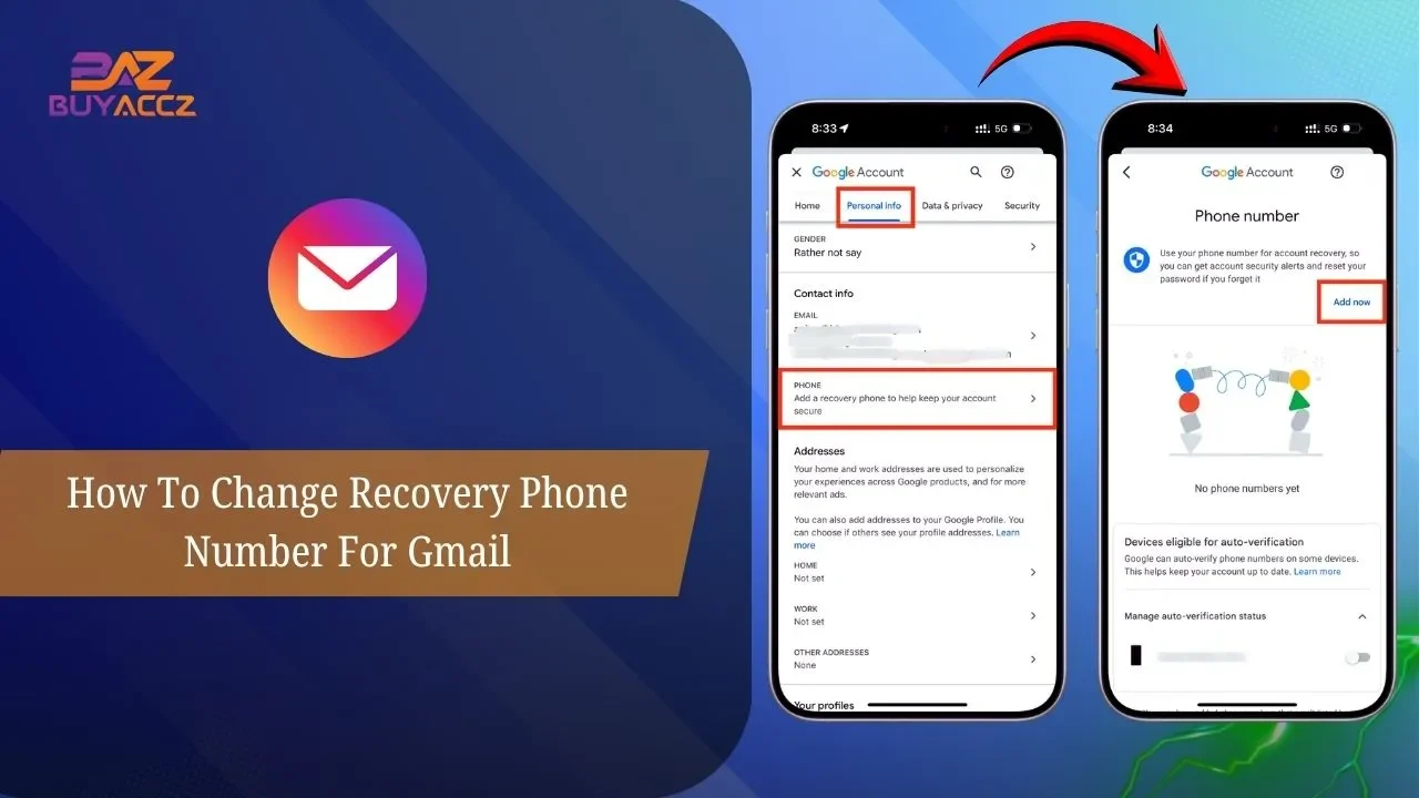 How To Change Recovery Phone Number For Gmail