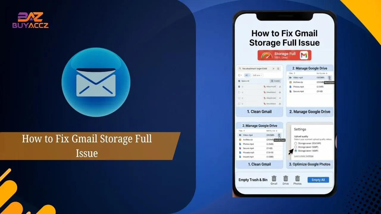 How to Fix Gmail Storage Full Issue